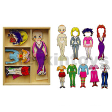 Wooden Magnetic Dress up Set (80041)